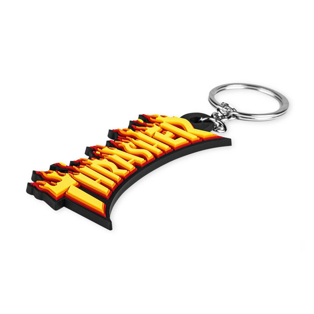 Thrasher Flame Key Chain