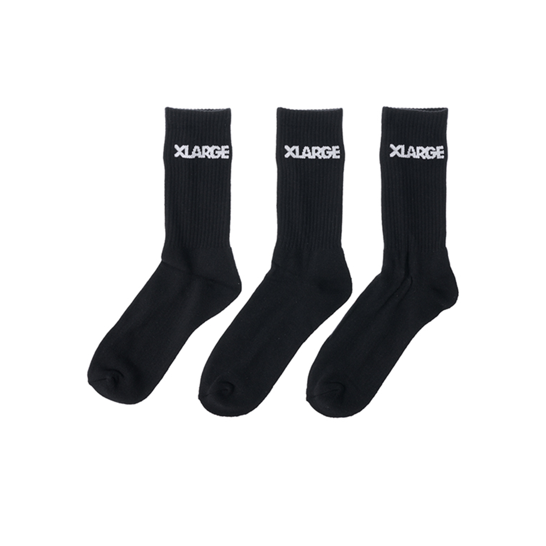 XLARGE 91 Sock 3pk White