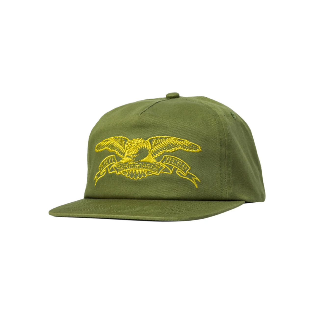 Antihero Eagle Adjustable Cap Olive & Yellow