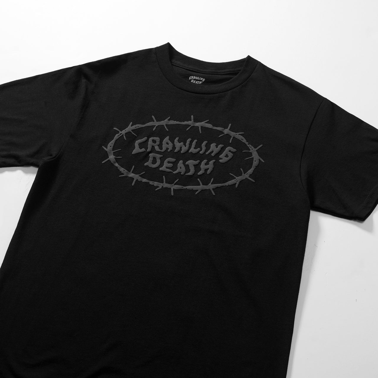 Crawling Death Barbed Logo T-Shirt Black