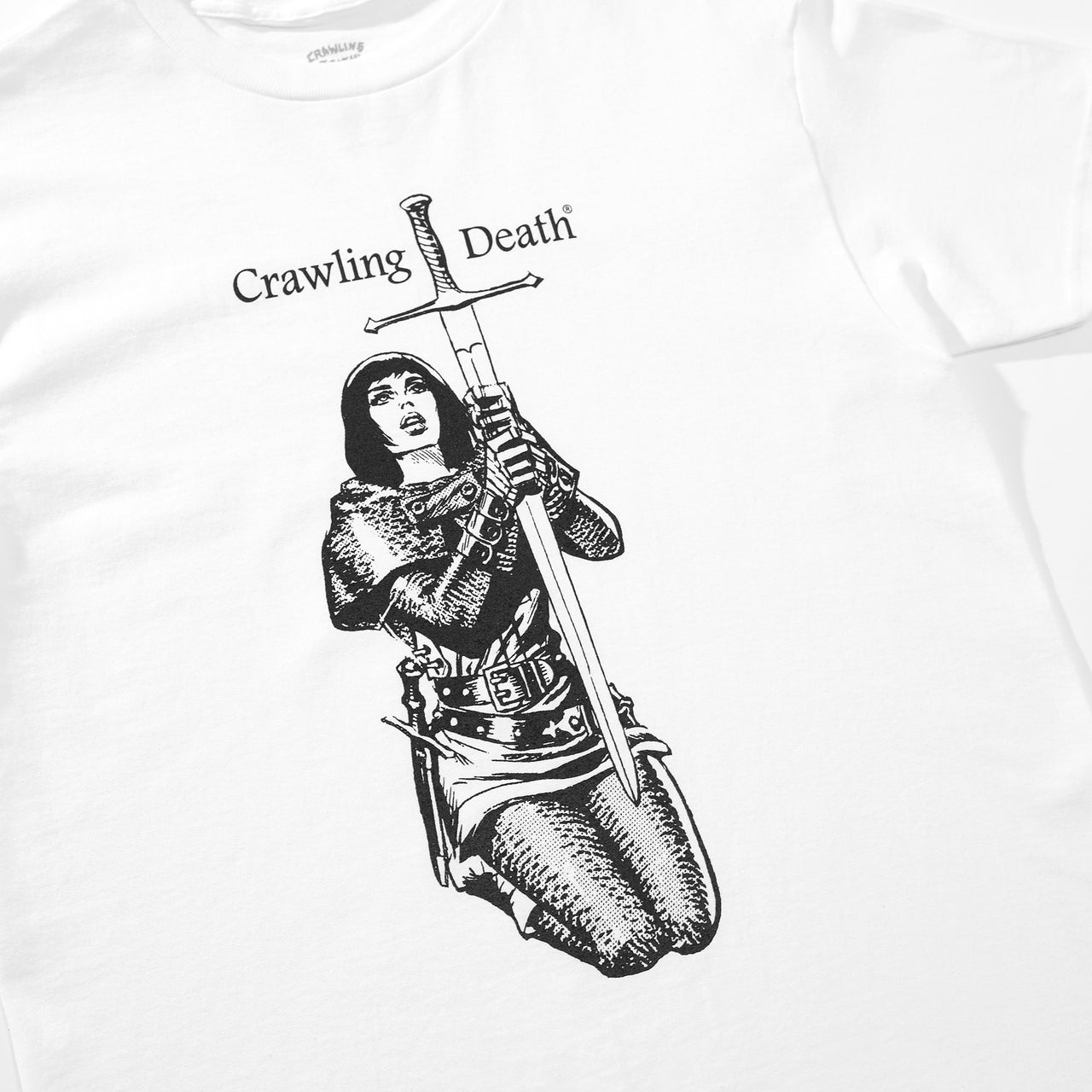 Crawling Death Sword T-Shirt White