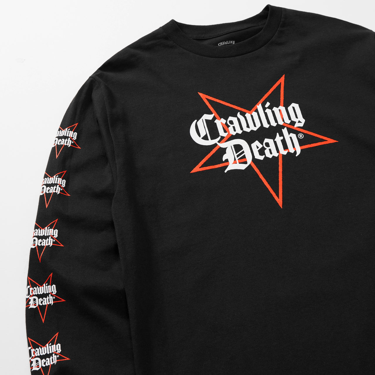 Crawling Death Star Logo Long Sleeve