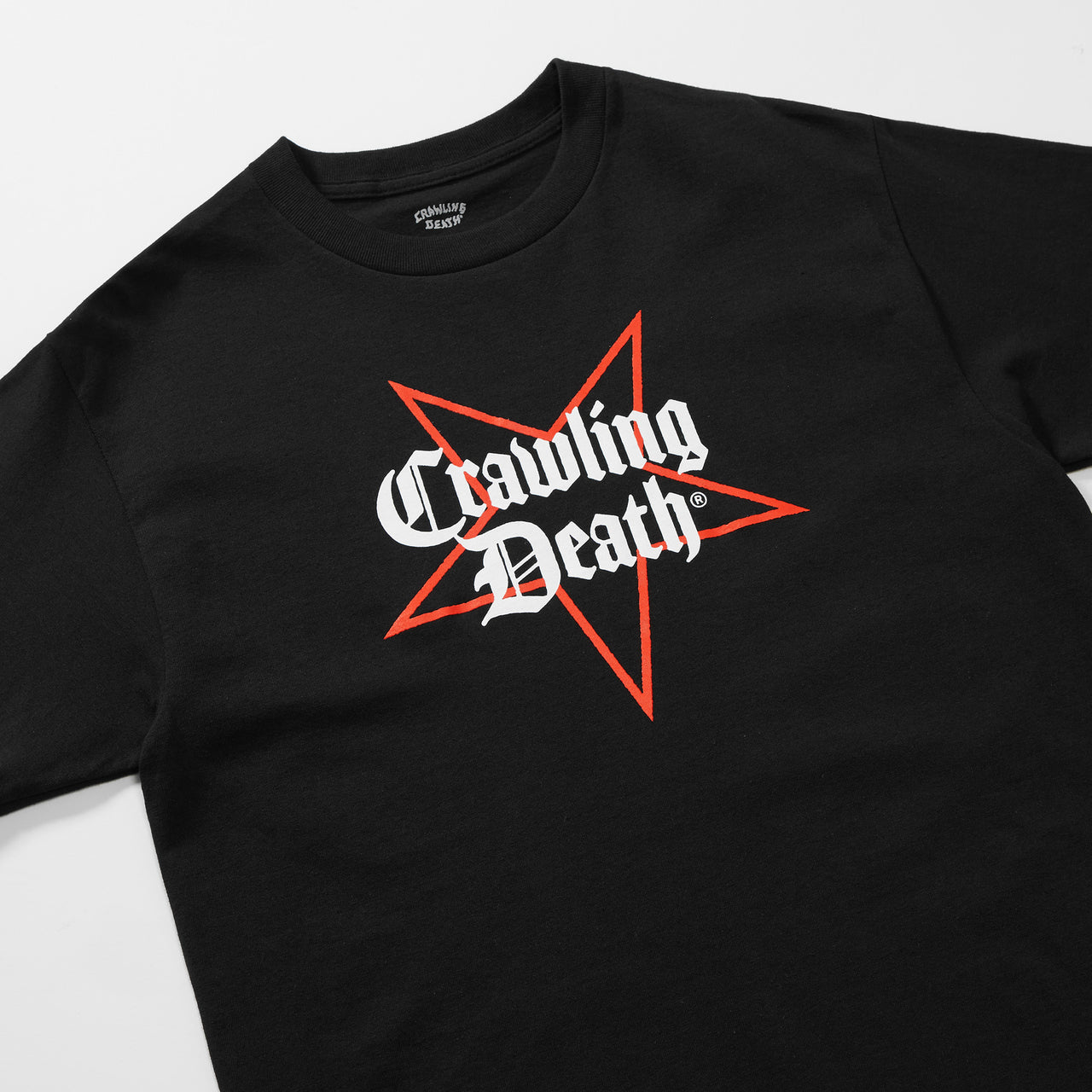 Crawling Death Star Logo T-Shirt Black