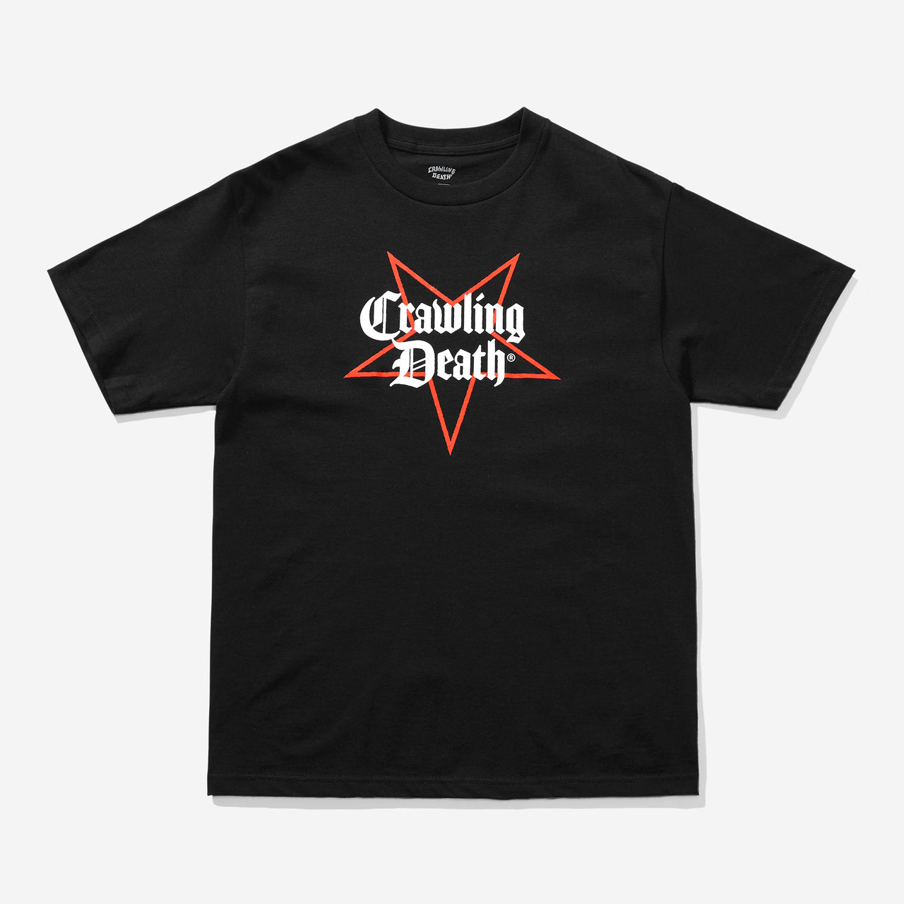 Crawling Death Star Logo T-Shirt Black