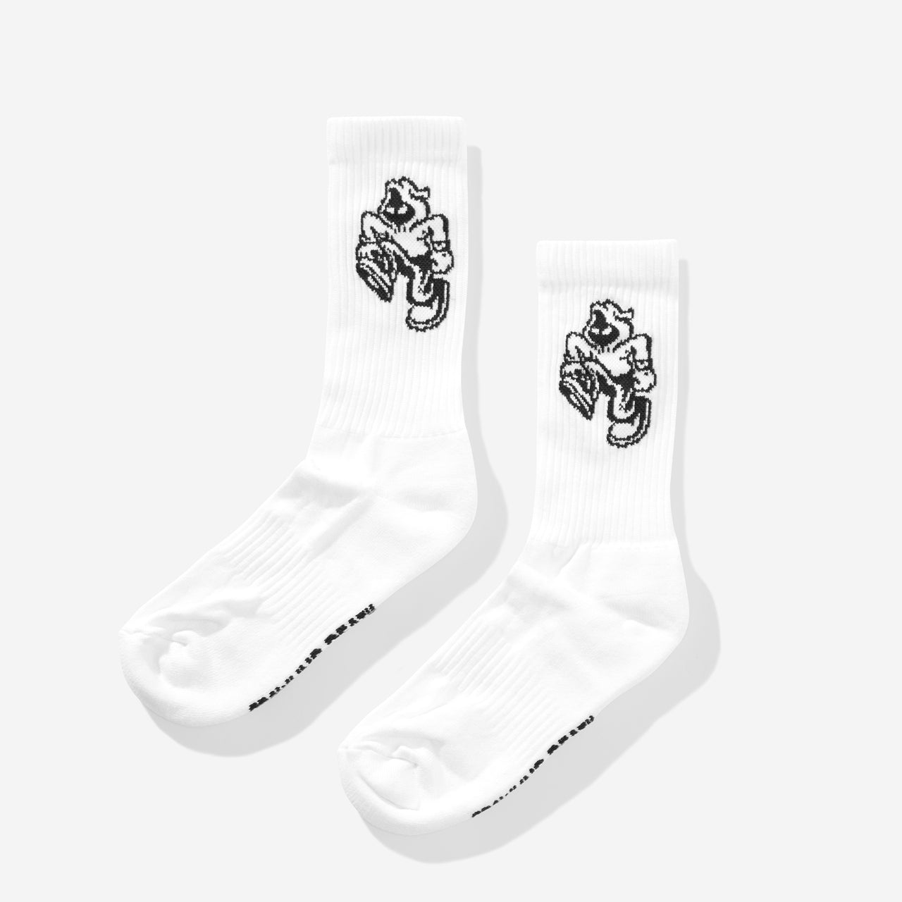 Crawling Death Dan Coy Socks White