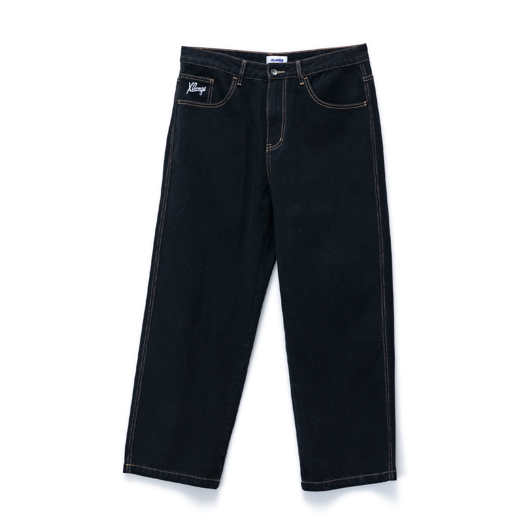 XLARGE Dice Bull Denim Pant Raw Black