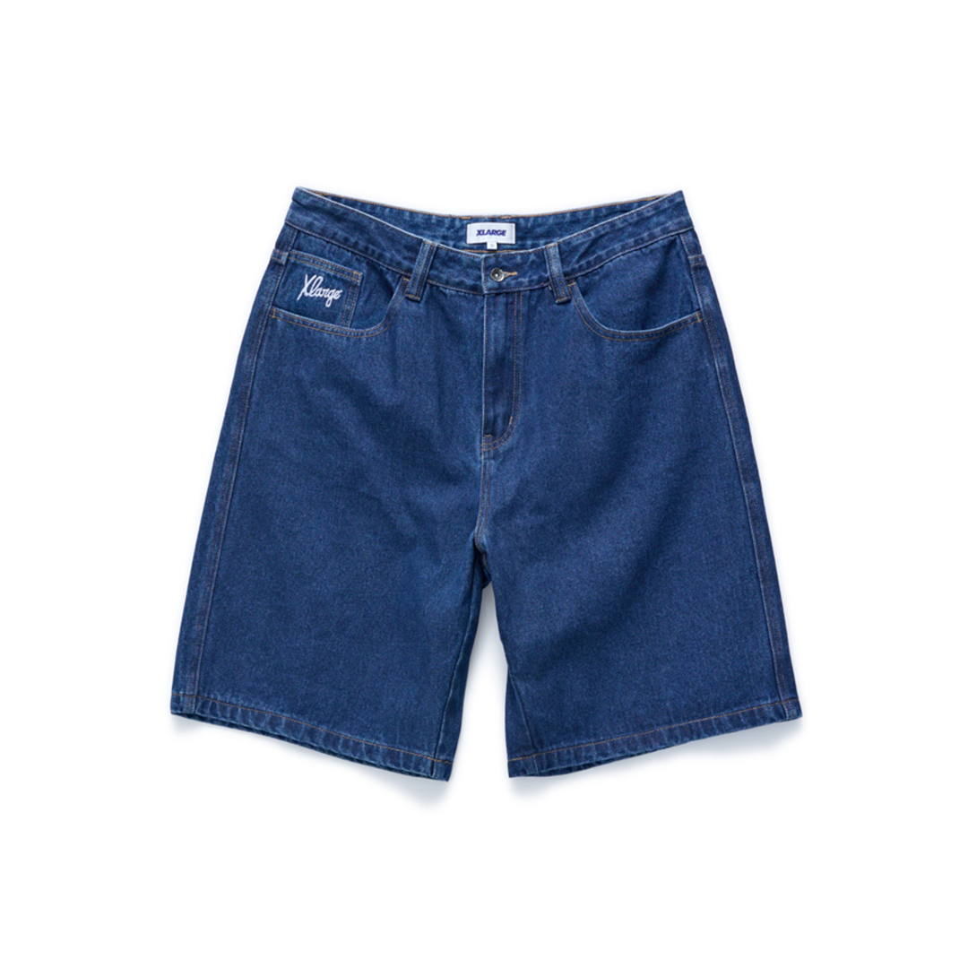 XLARGE XL Dice Bull Denim Short Raw Indigo