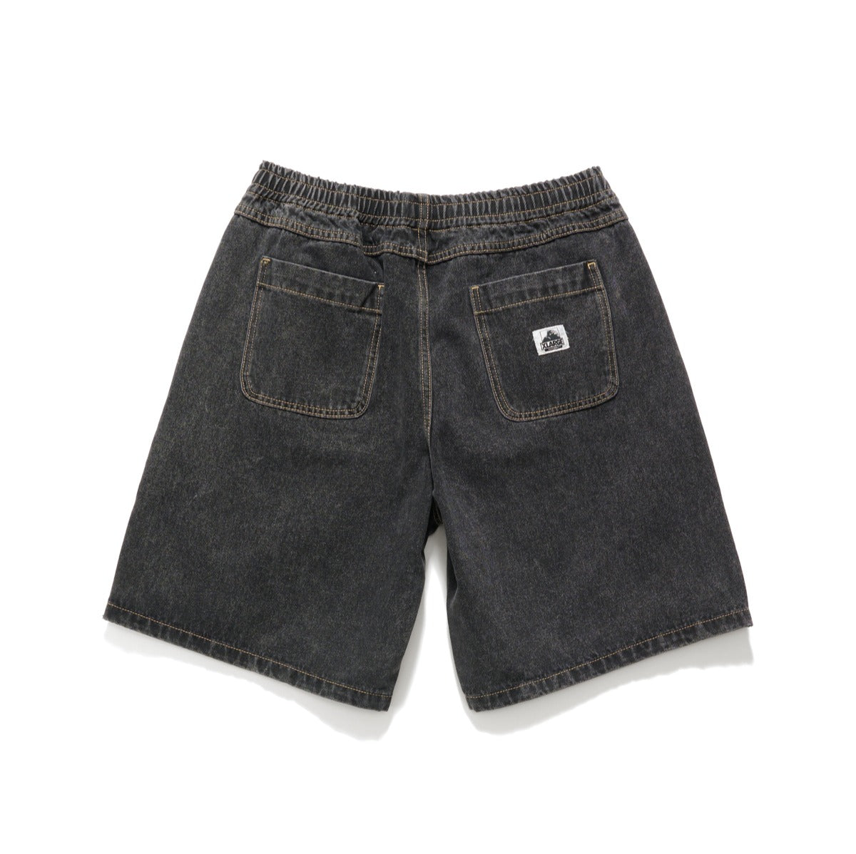 XLARGE Bull Denim 91 Elastic Short Washed Black