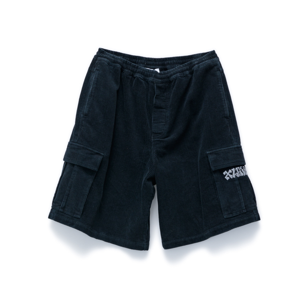 XLARGE Graff Cord 91 Cargo Short Pigment Black