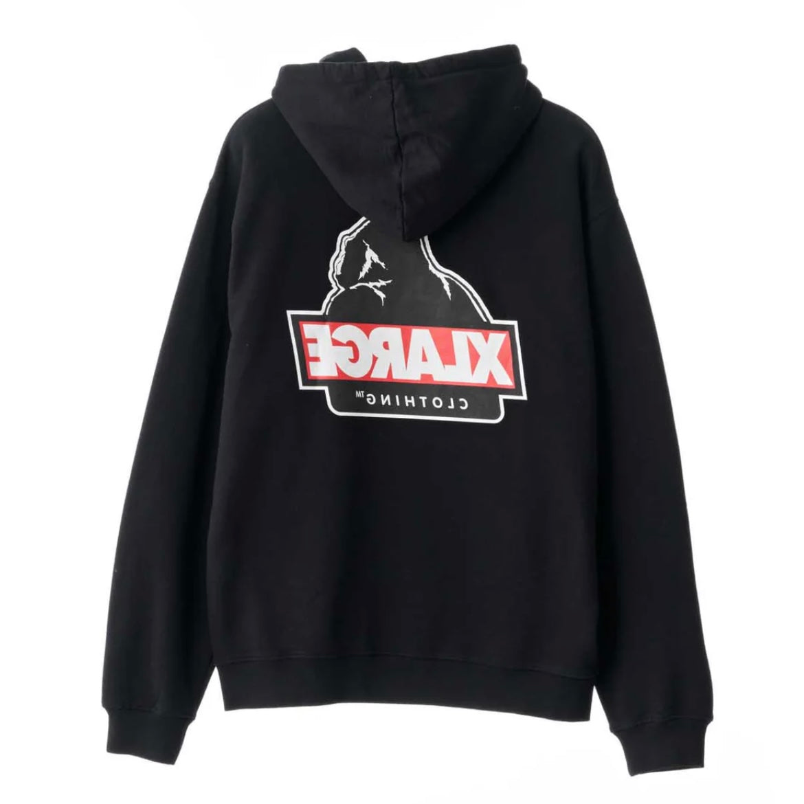 XLARGE Slanted Hood Pigment Black