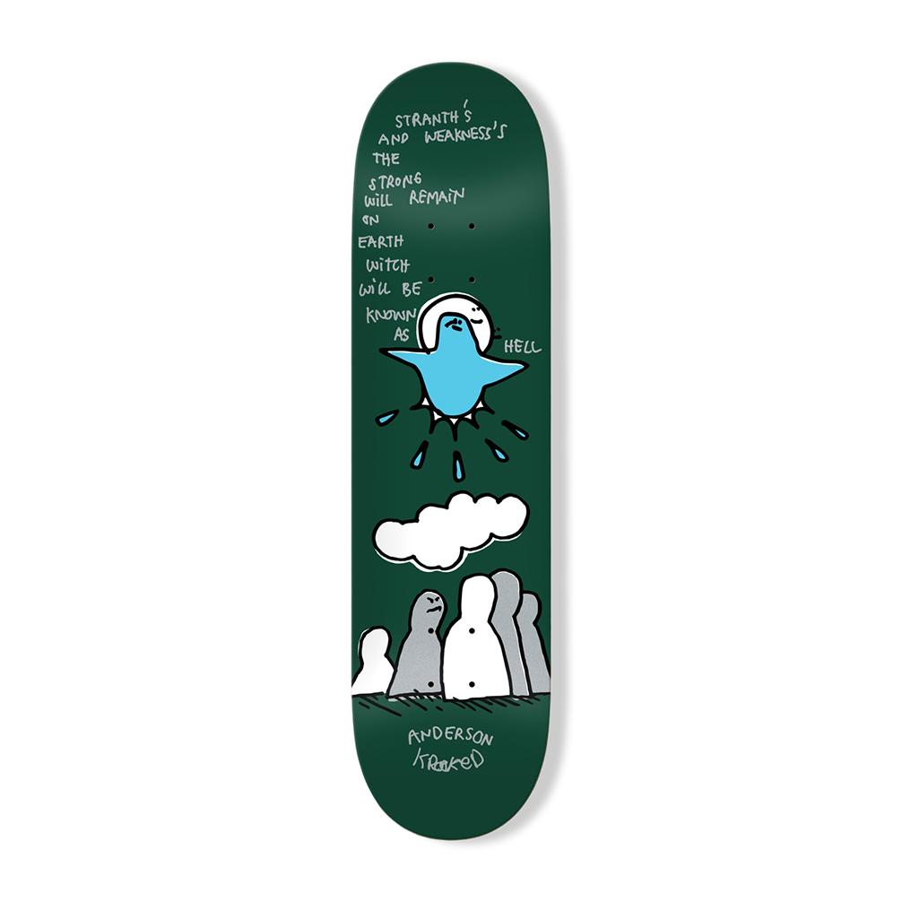 Krooked Manderson Hell Skateboard Deck - 8.25"