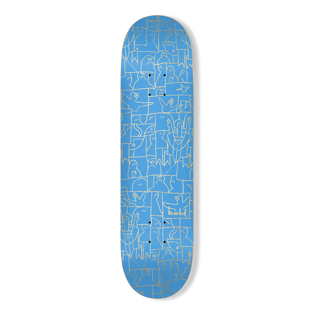 Krooked Flock Team Skateboard Deck - 8.25"