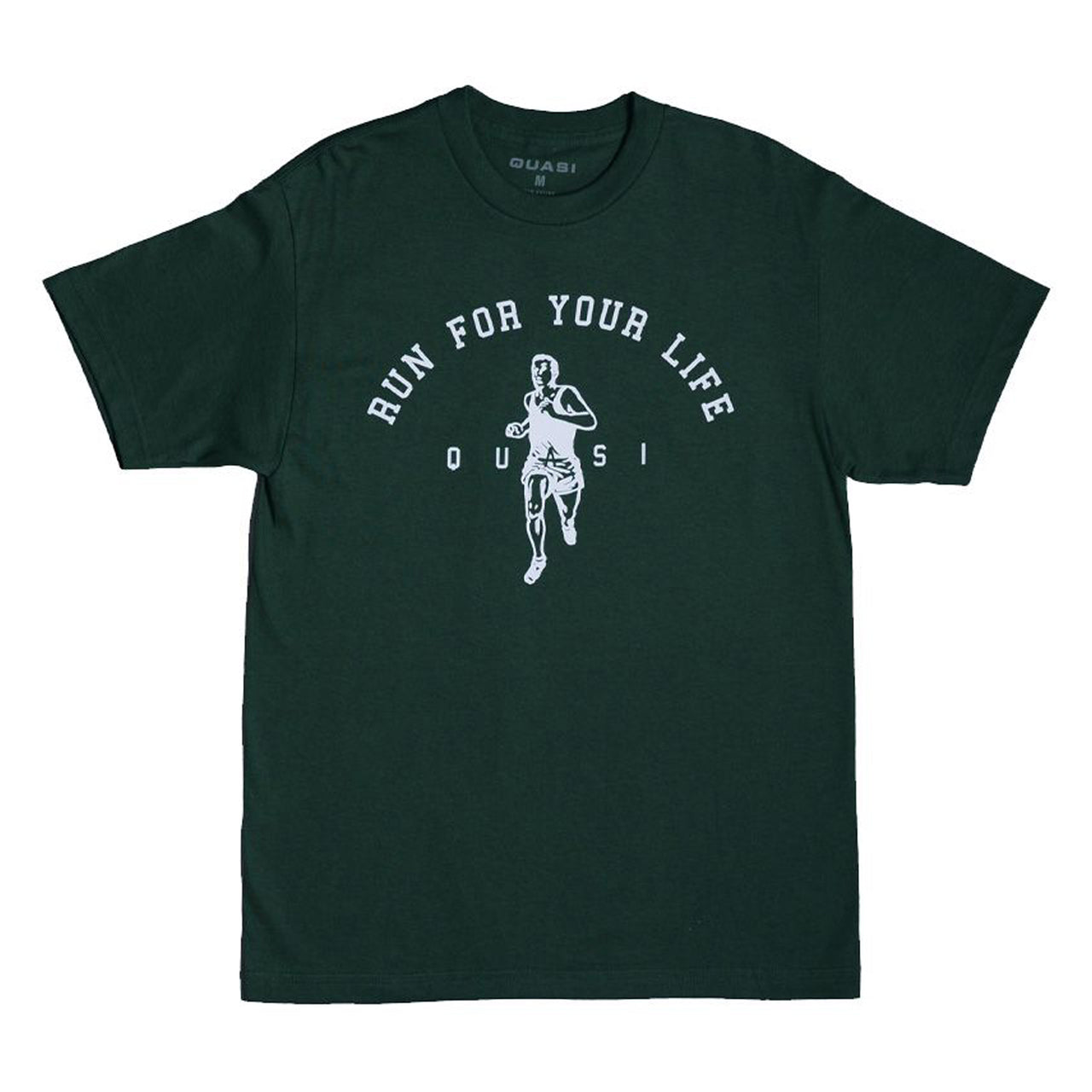 Quasi Run Tee Forest Green