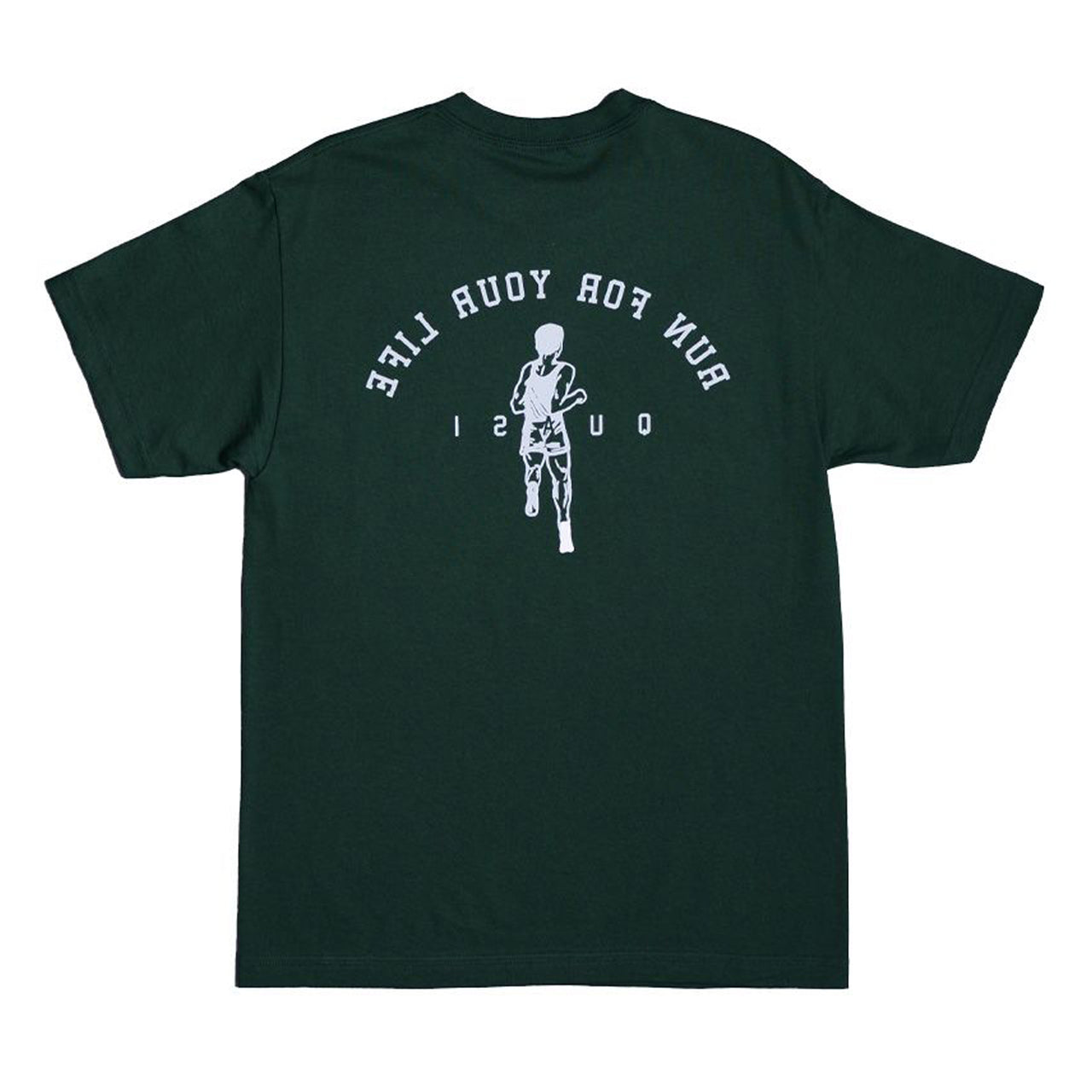 Quasi Run Tee Forest Green