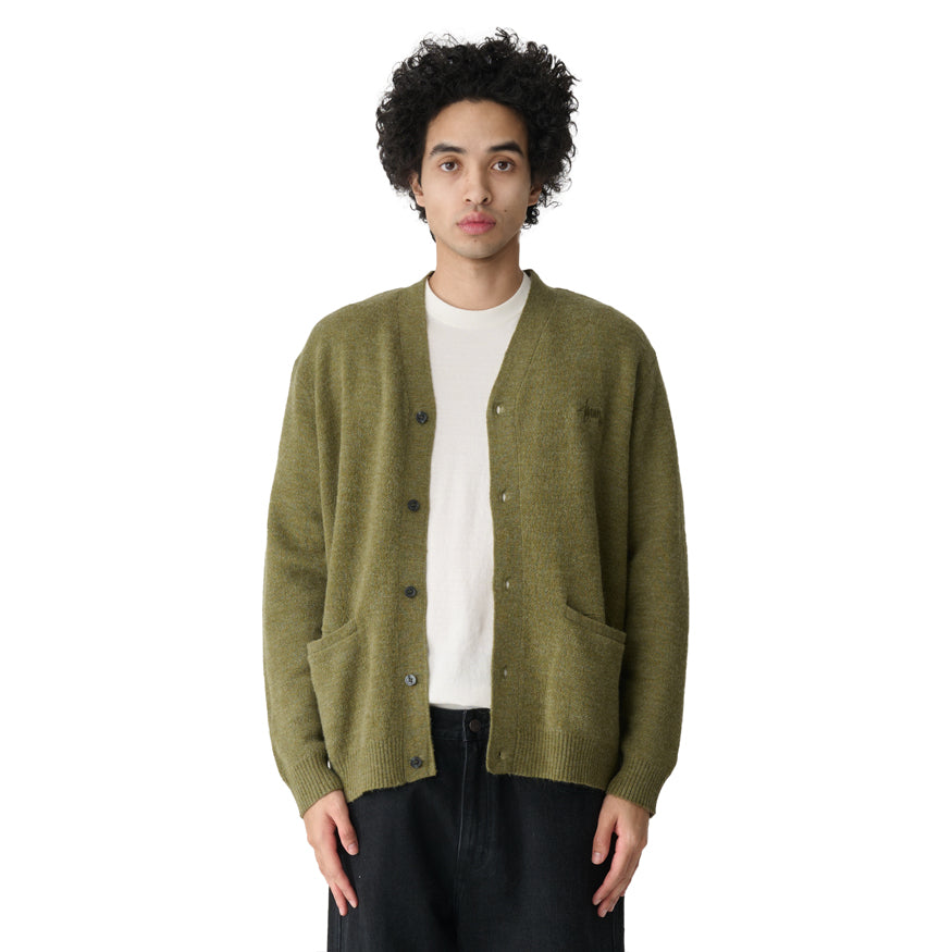 S/Double Knit Cardigan Olive