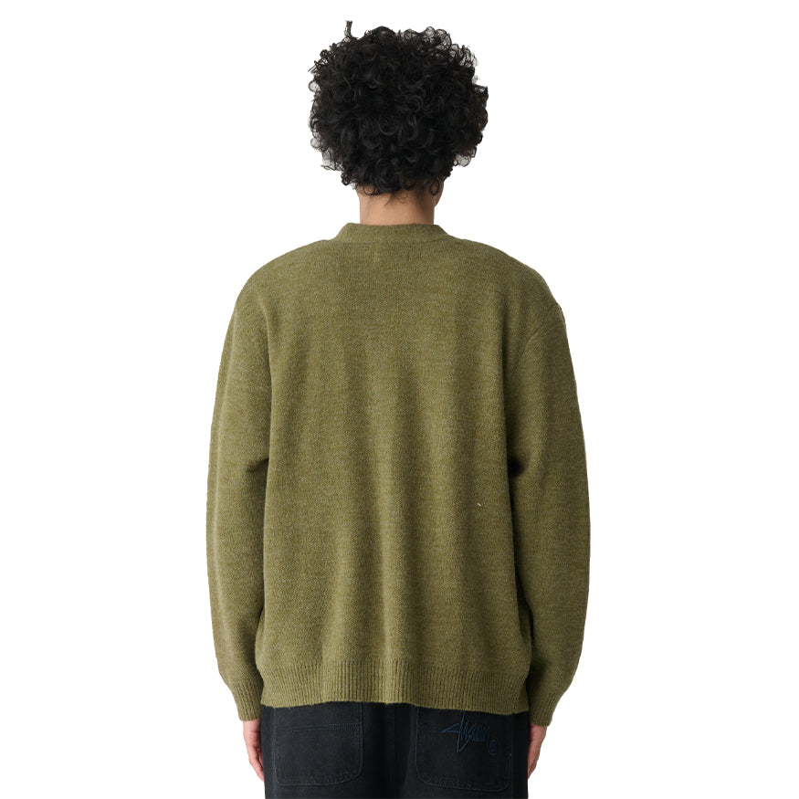 S/Double Knit Cardigan Olive