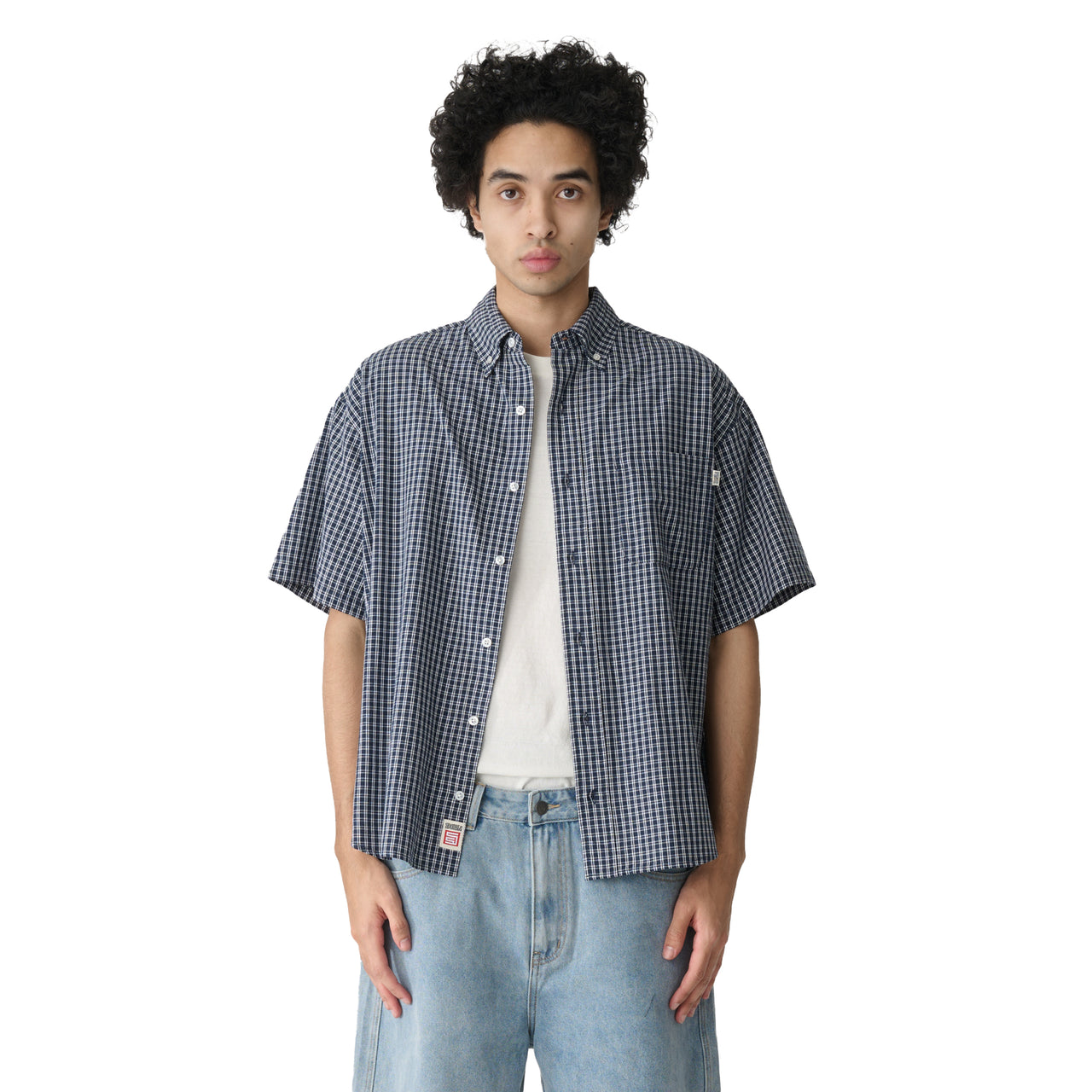 S/Double Classic Gingham S/S Shirt