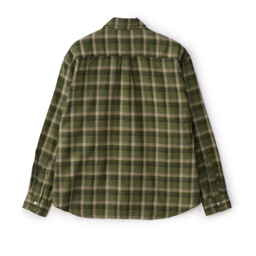 S/Double Duty Plaid L/S Shirt Forest