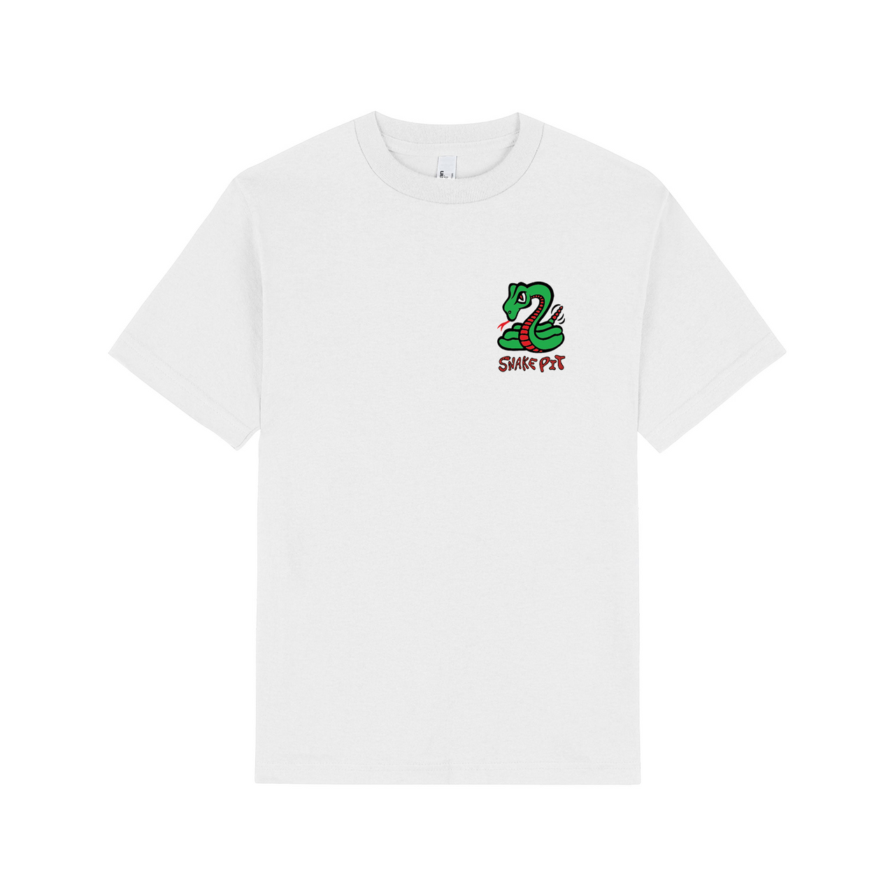 Snakepit Small Logo S/S Tee White