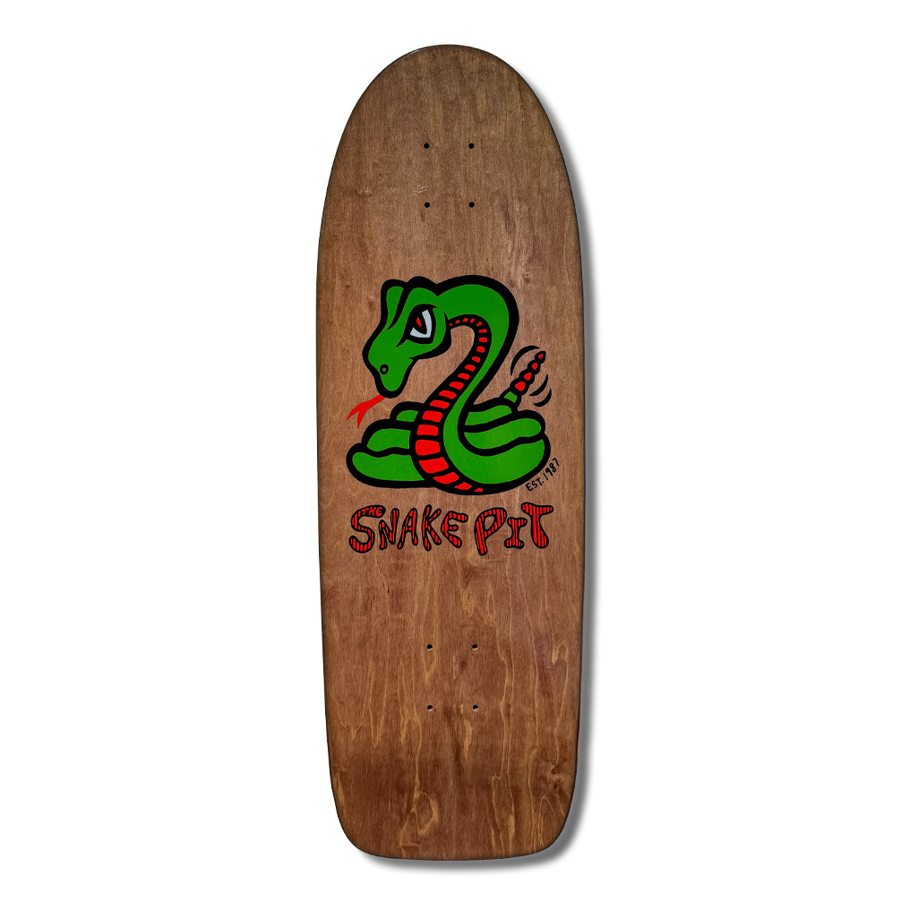 Snakepit Old School Snake Deck Dark Maple 10.0”