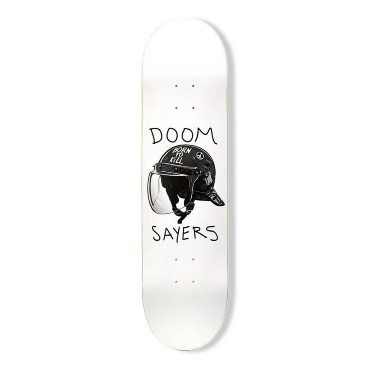 Doomsayers Riot Helmet Deck White 8.25"