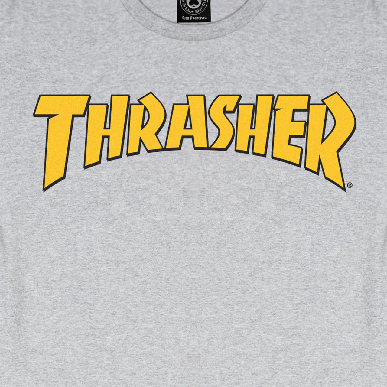 Thrasher Cover Logo Tee Ash Grey