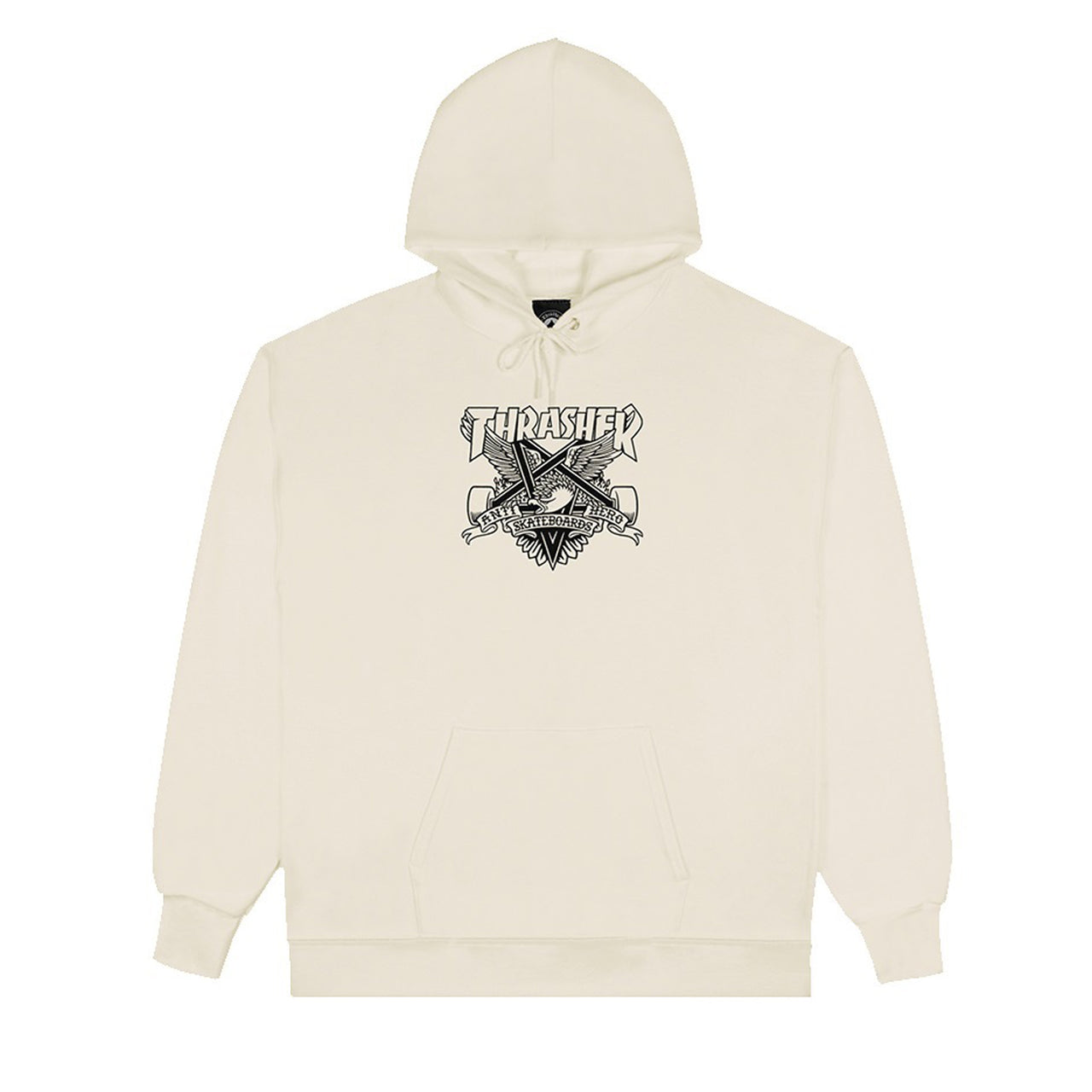 Thrasher x Antihero Eaglegram Hood Sand