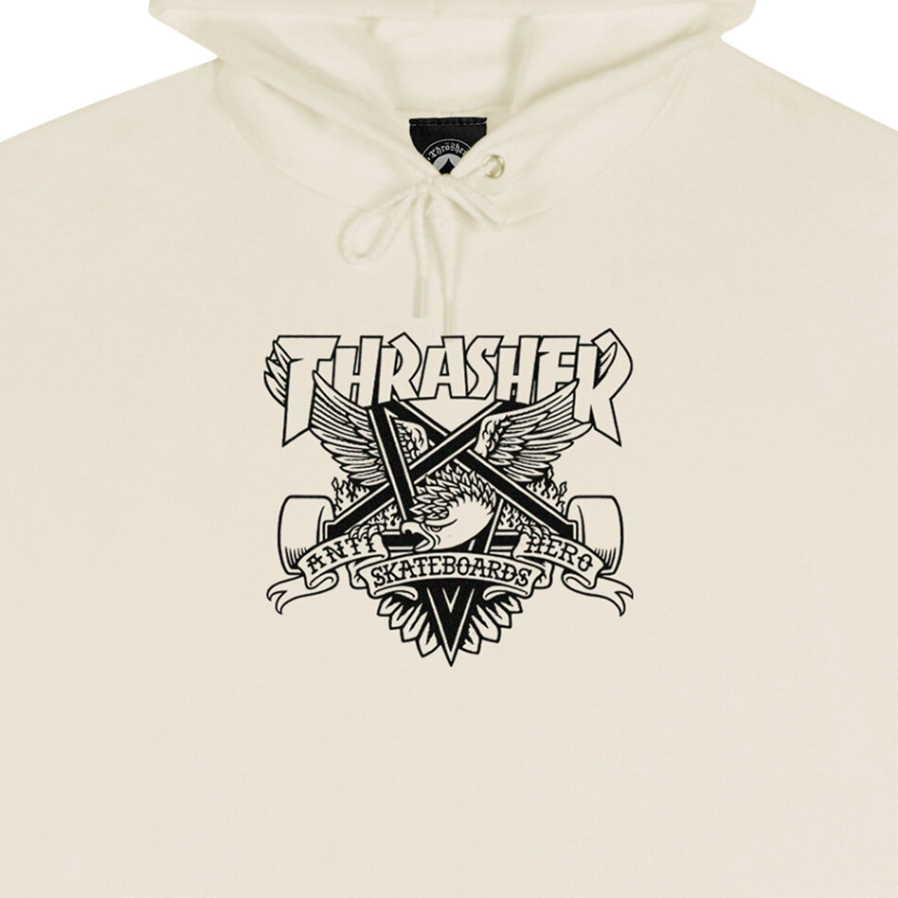 Thrasher x Antihero Eaglegram Hood Sand