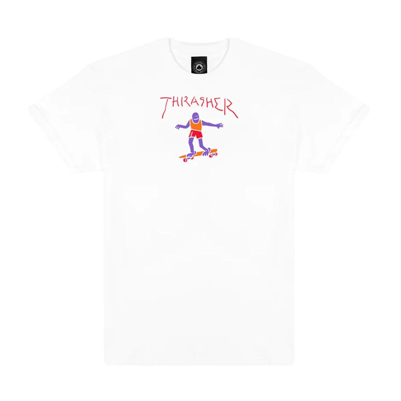 Thrasher x Gonz Fill Logo Tee White