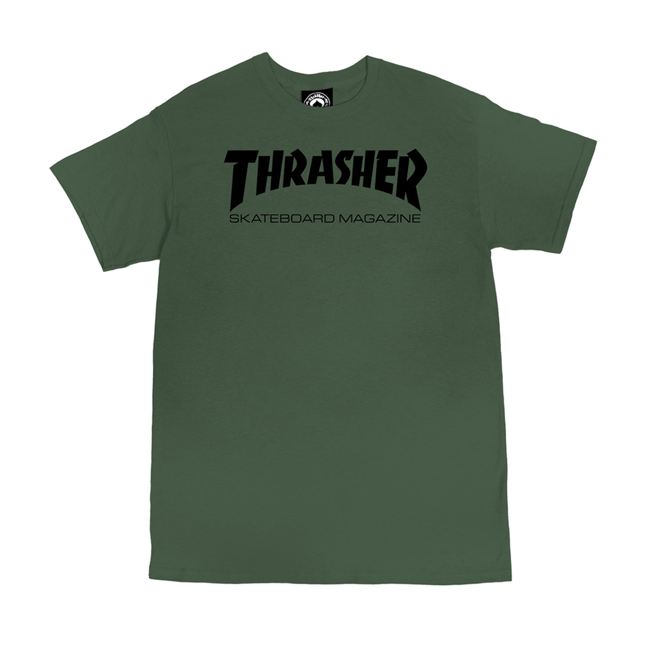 Thrasher Skate Mag Tee Army Green