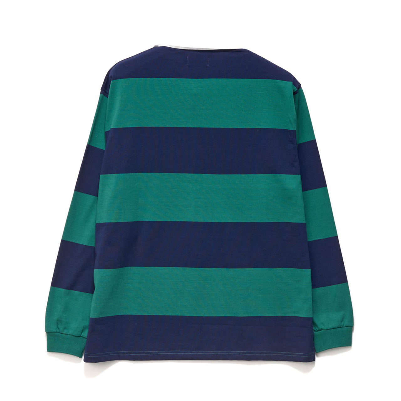 XLARGE Striped Rugby LS Shirt Green / Navy