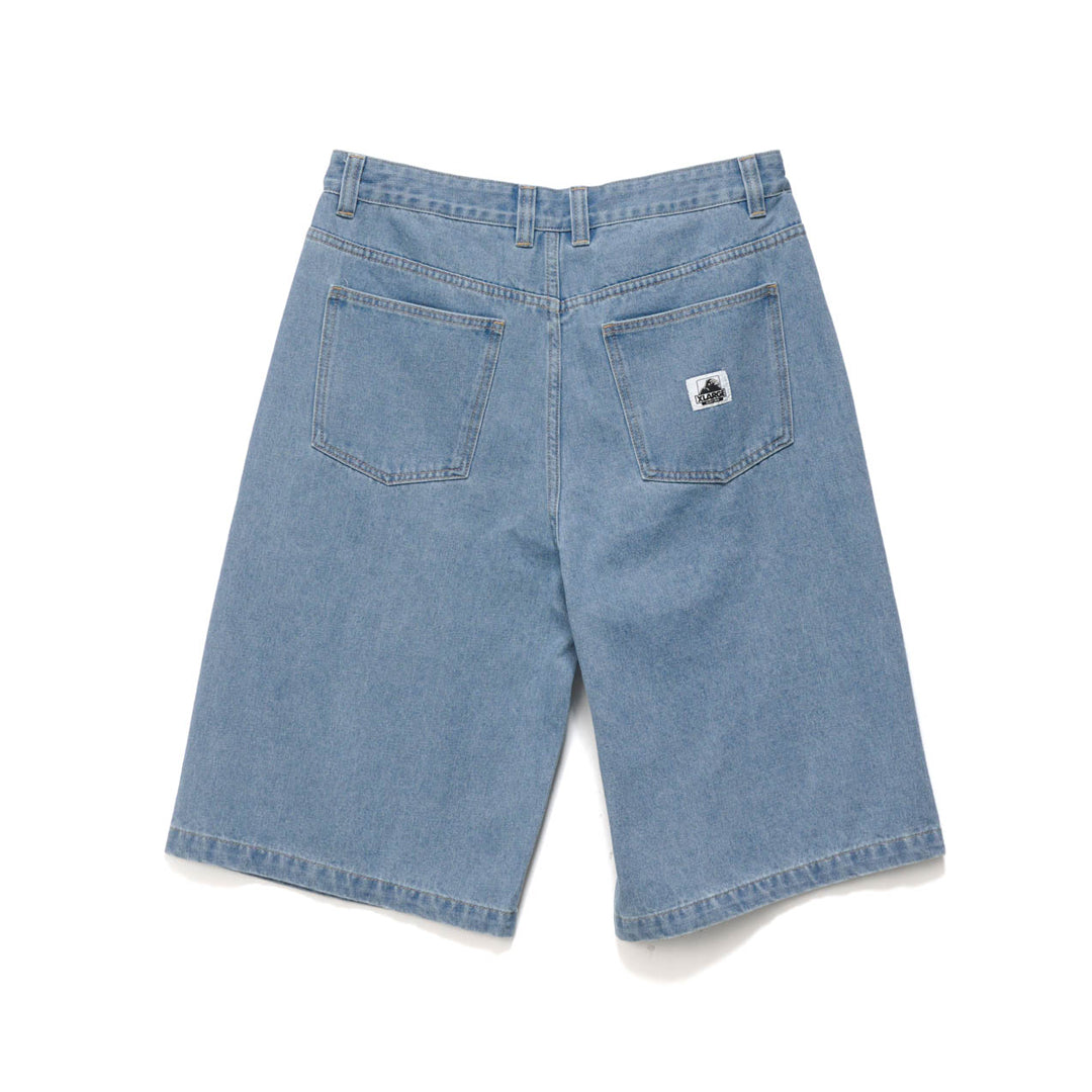 XLARGE Baggy Bull Denim 91 Shorts Mid Blue