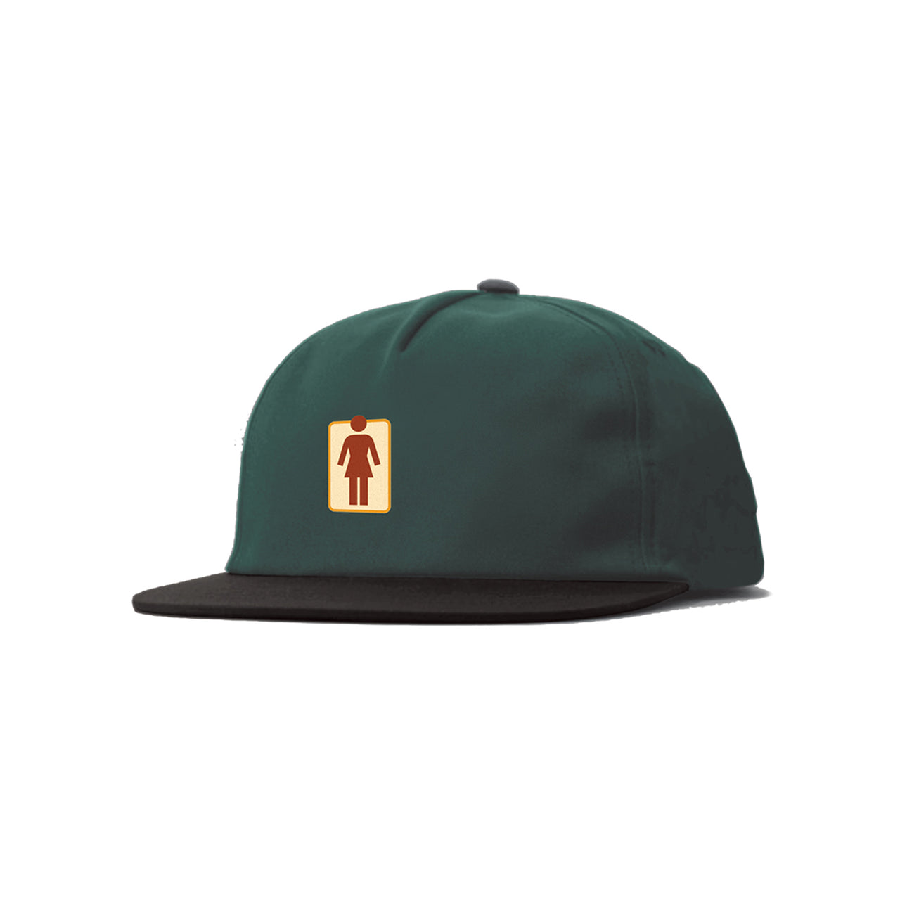 Girl OG Naturals 5 Panel Cap Green