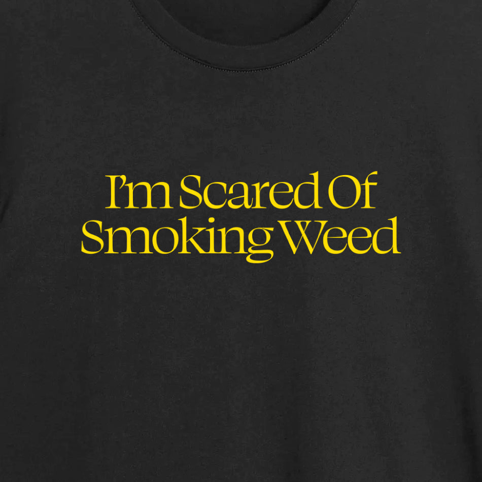 Jacuzzi Scared Of Weed Tee Black