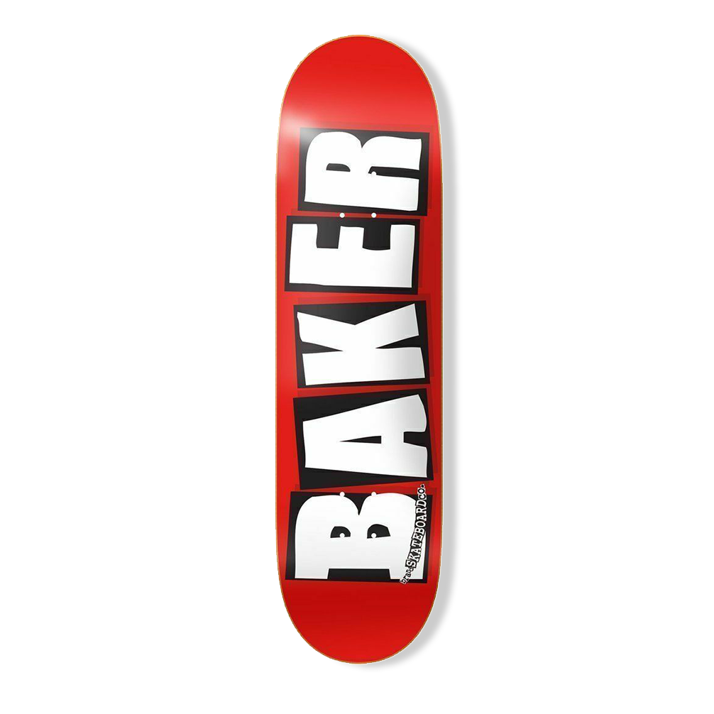 Baker OG Brand Logo Deck - Red / White