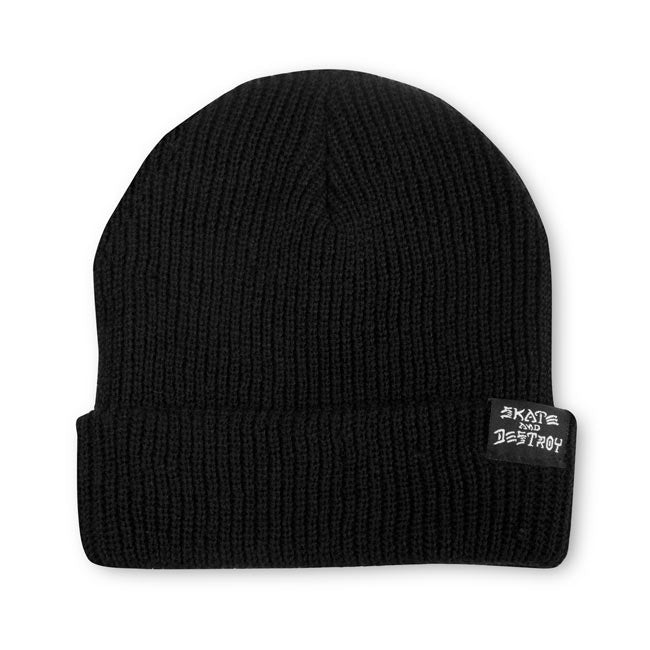 Thrasher Skate & Destroy Goat Beanie Black