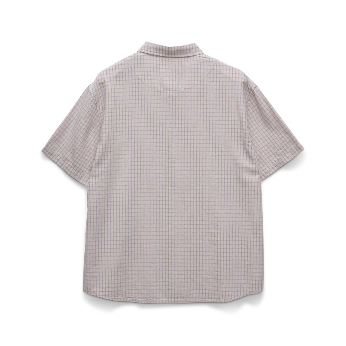 S/DOUBLE Card Check S/S Shirt Pink