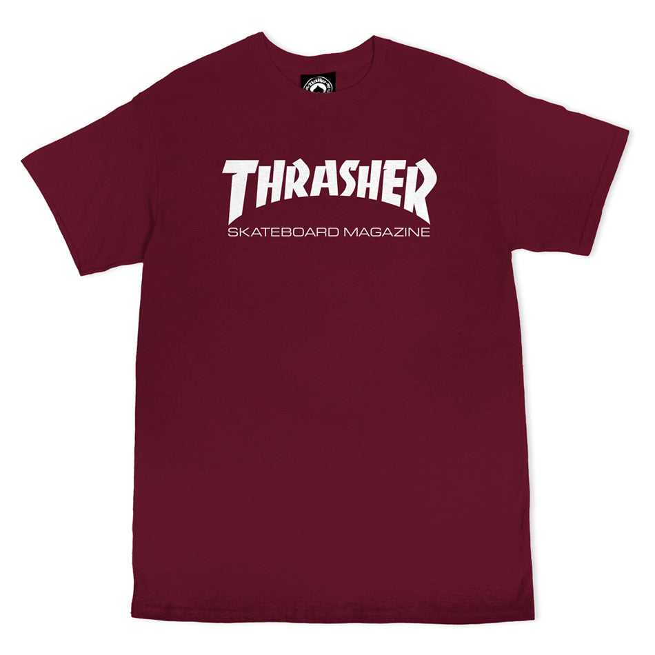 Thrasher Skate Mag Tee Maroon