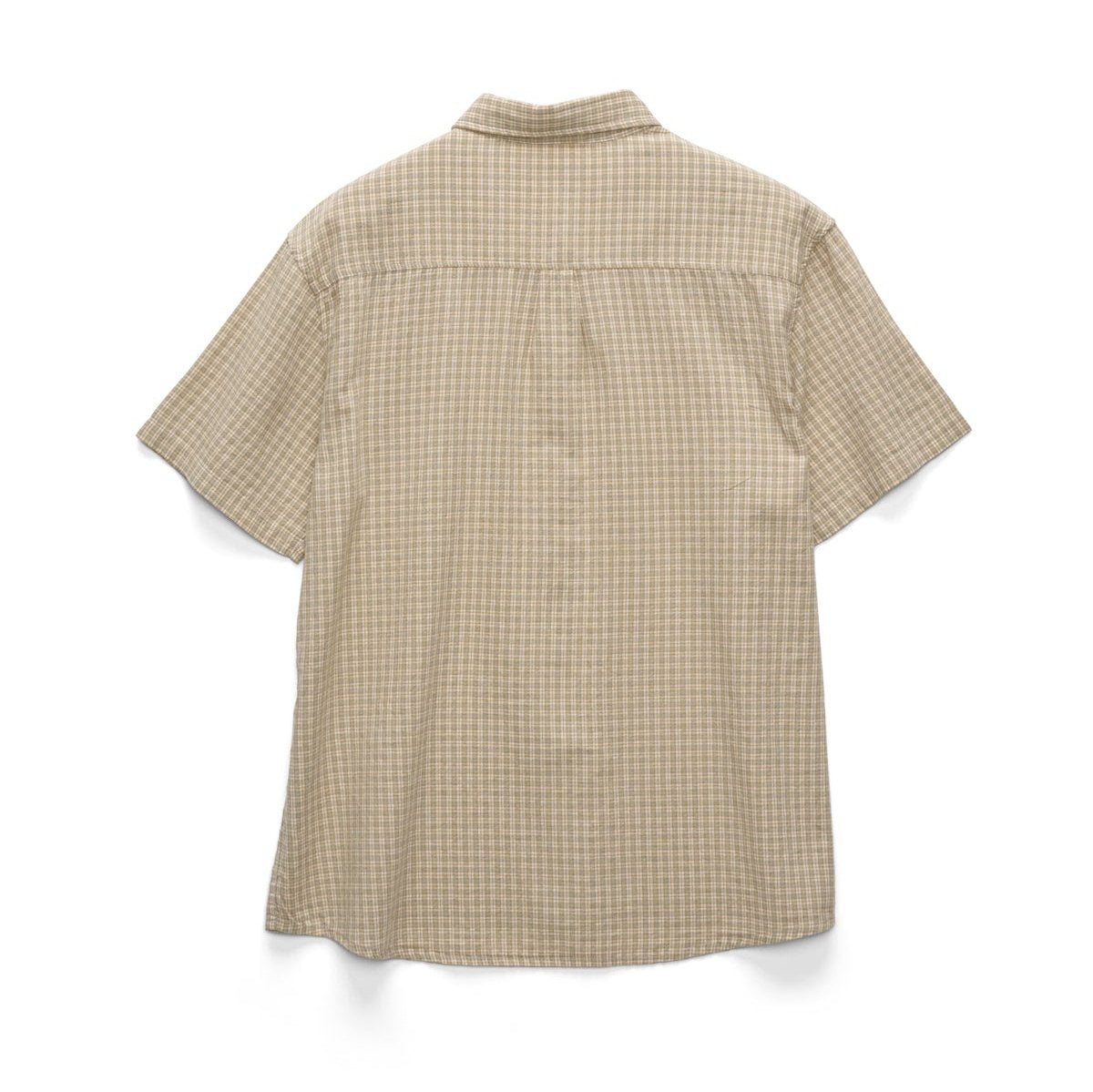 S/DOUBLE Stock Check Classic S/S Shirt Artichoke