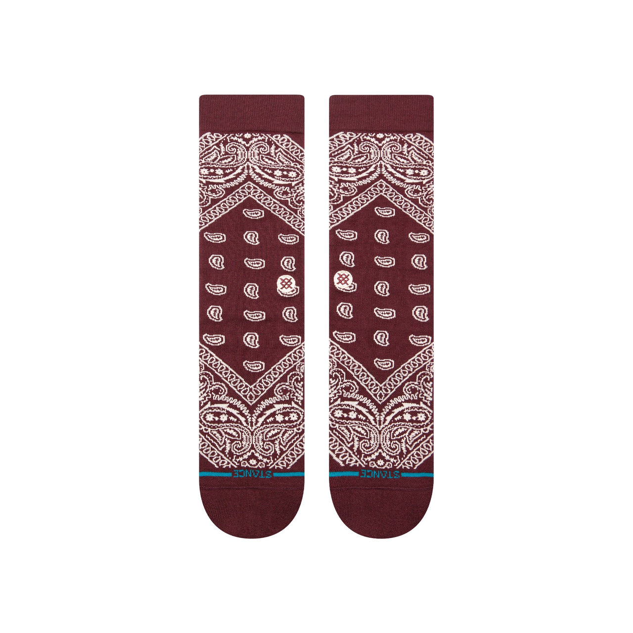 Stance Barrio Crew Socks Wine