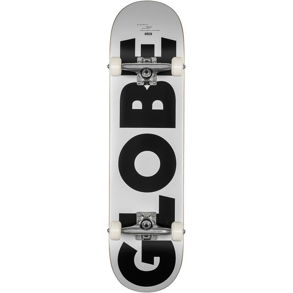 Globe G0 Fubar Complete White/Black 8.0”