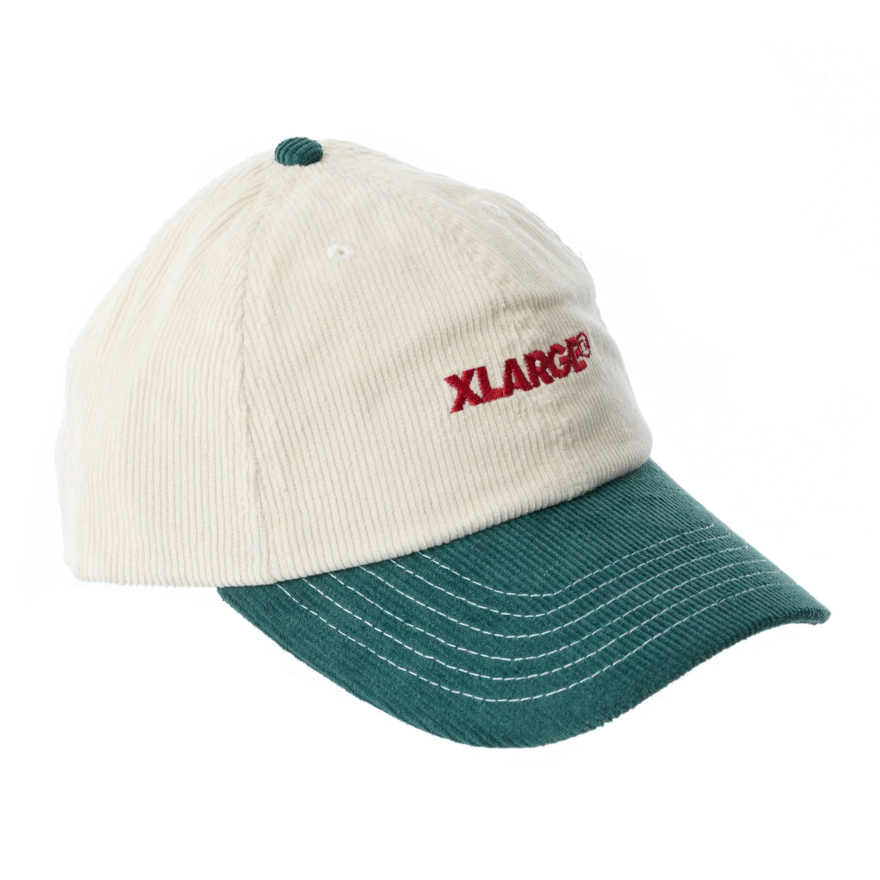 XLARGE Italic Cord Low Pro Hat Forest Green