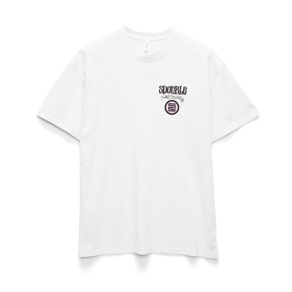 S/DOUBLE Combo Platter Tee White