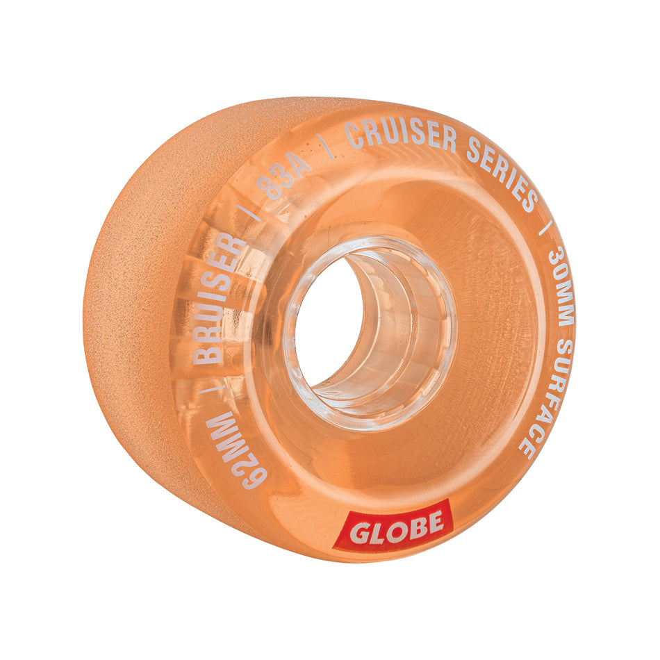 Globe Bruiser Cruiser Wheel Clear Coral 62mm