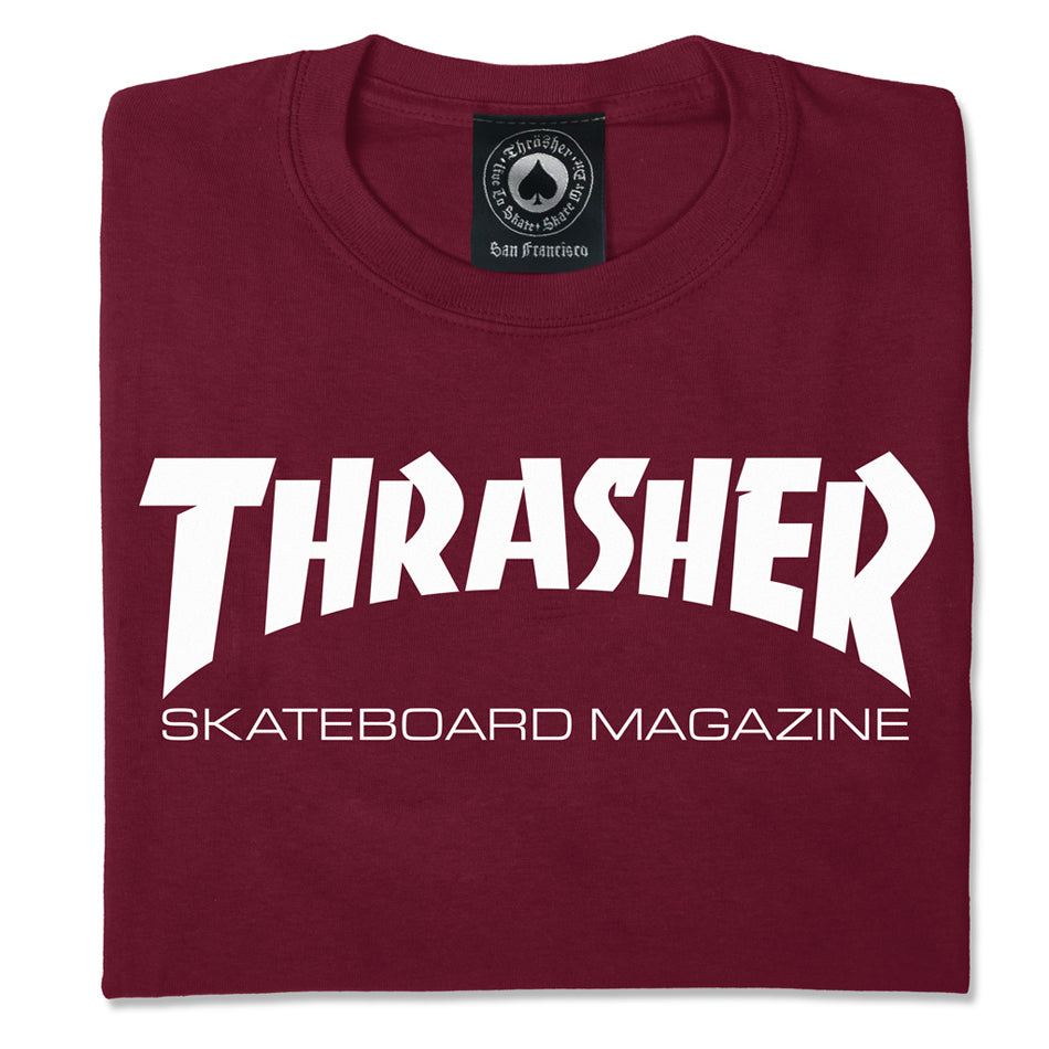 Thrasher Skate Mag Tee Maroon