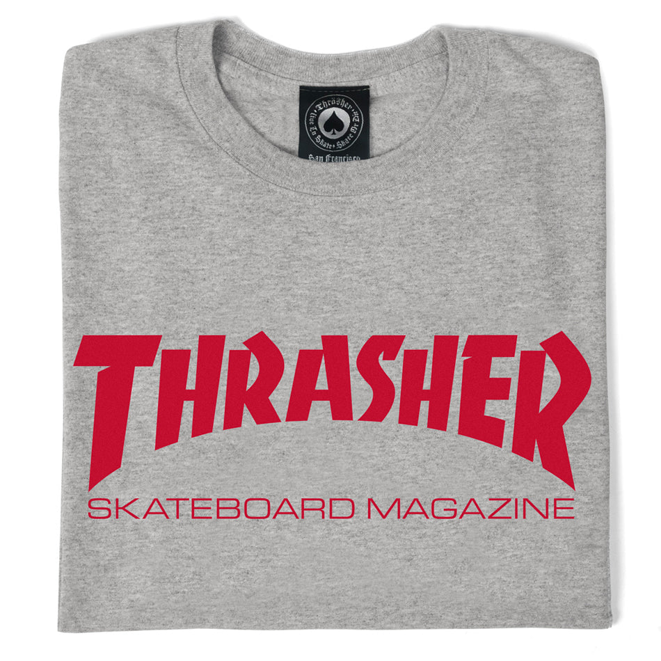 Thrasher Skate Mag Tee Grey