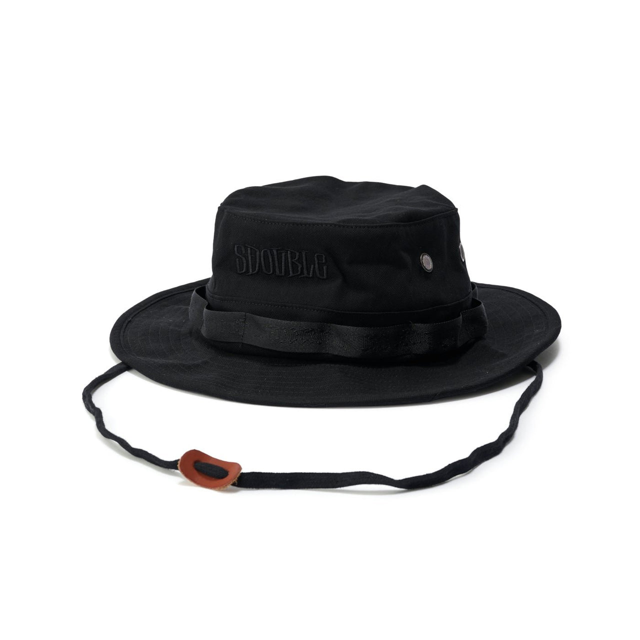 S/DOUBLE Mid-Block Boonie Bucket Hat Black