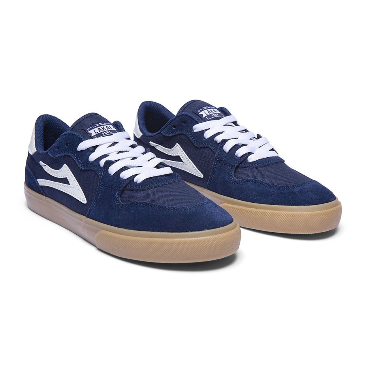 Lakai York Navy/Gum Suede