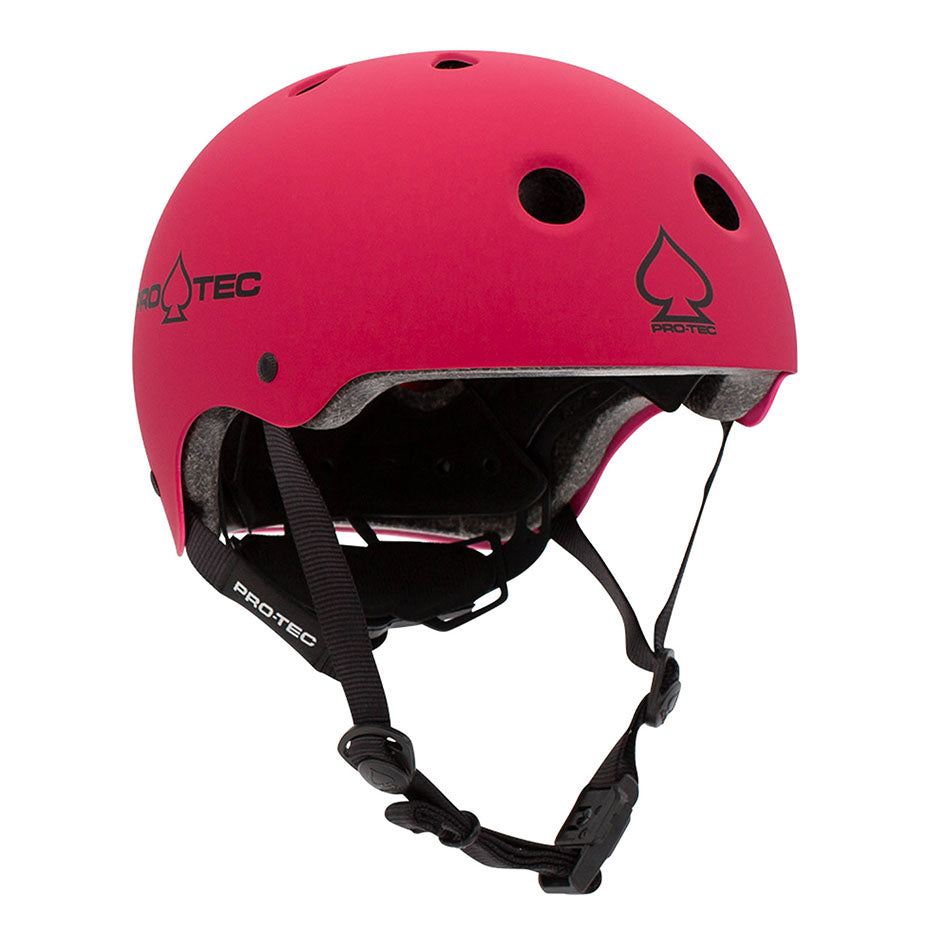 Pro-Tec Junior Classic Fit Helmet Matte Pink (Certified)