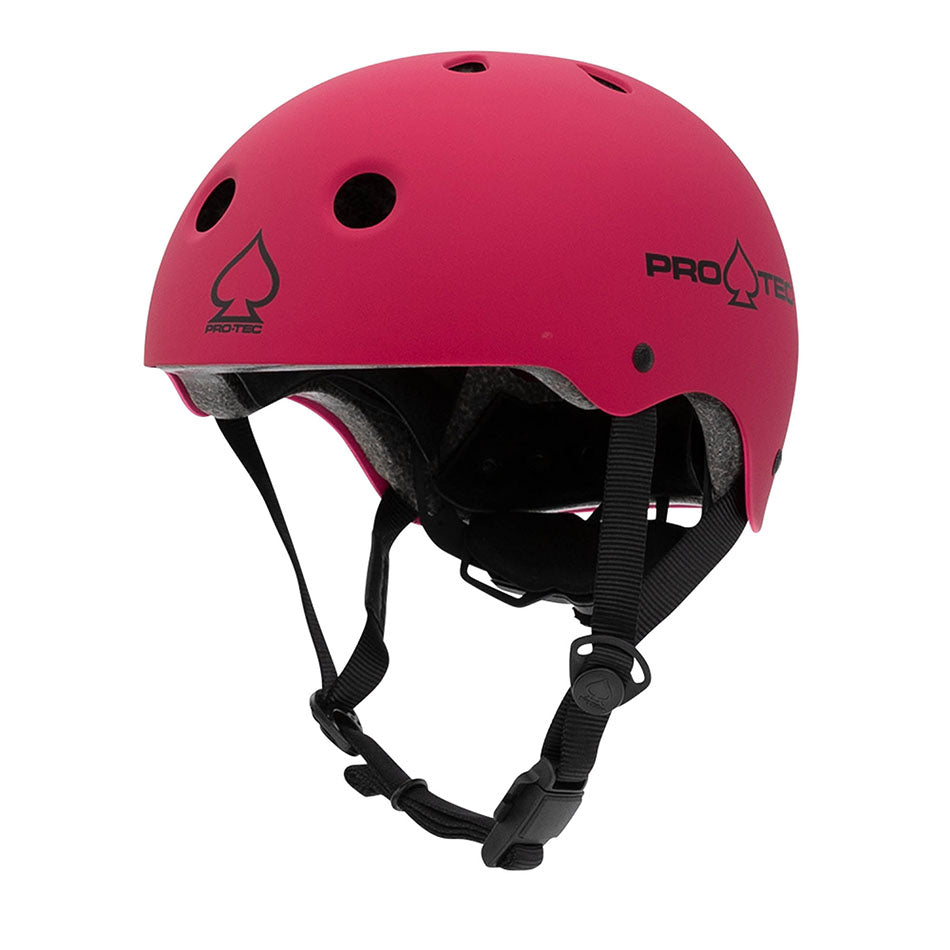 Pro-Tec Junior Classic Fit Helmet Matte Pink (Certified)